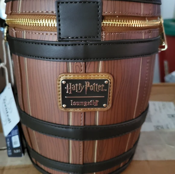 Warner Bros. Butterbeer Barrel Bag - Brown and Gold